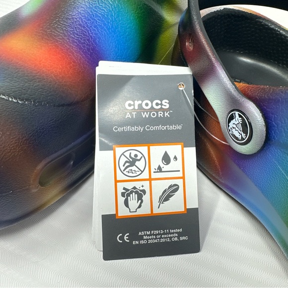 Crocs Bistro Work Graphic Clog Men’s 13 - Picture 7 of 10